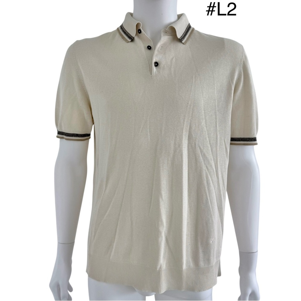 Isaia Short Sleeve Polo Sweater